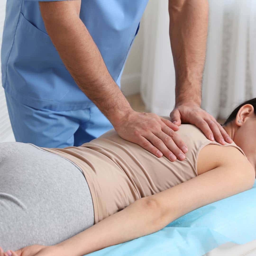 Women getting back chiropractic care