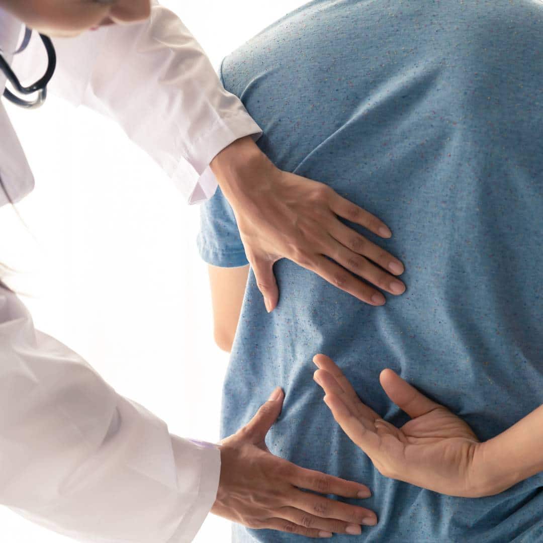 Men getting back chiropractic care